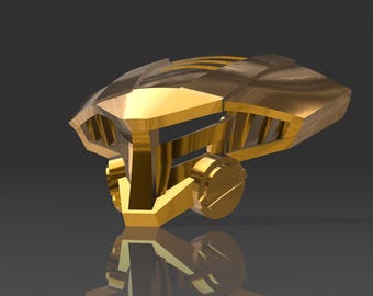 Custom Solid Metal Bionicle Great Whethron Mask