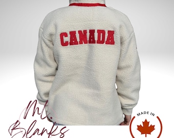Team Canada sherpa Olympic Jacket