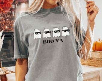 Funny Ghost Shirt, Cute Ghost Shirt, Funny Halloween Shirt, Cute Ghost Halloween, Halloween Teacher Shirt, Boo Ya, Groovy Ghost Shirt