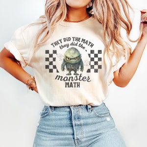Halloween Teacher Shirt, Spooky Season Halloween Shirt, Cute Halloween Shirt, Funny Halloween, Teacher Appreciation Gift, Monster Math