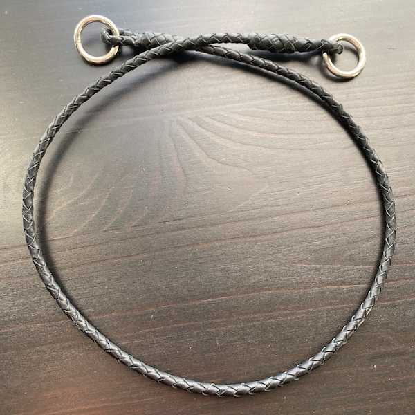 Leather Dog Show Slip Collar Etsy