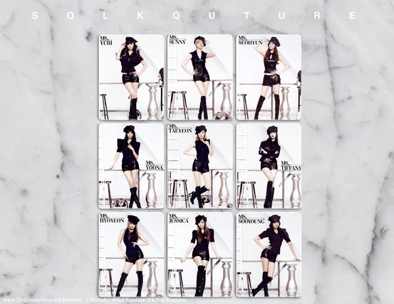 Girls Generation Mr. Taxi Photocards Freebies Included Group Set 9PC