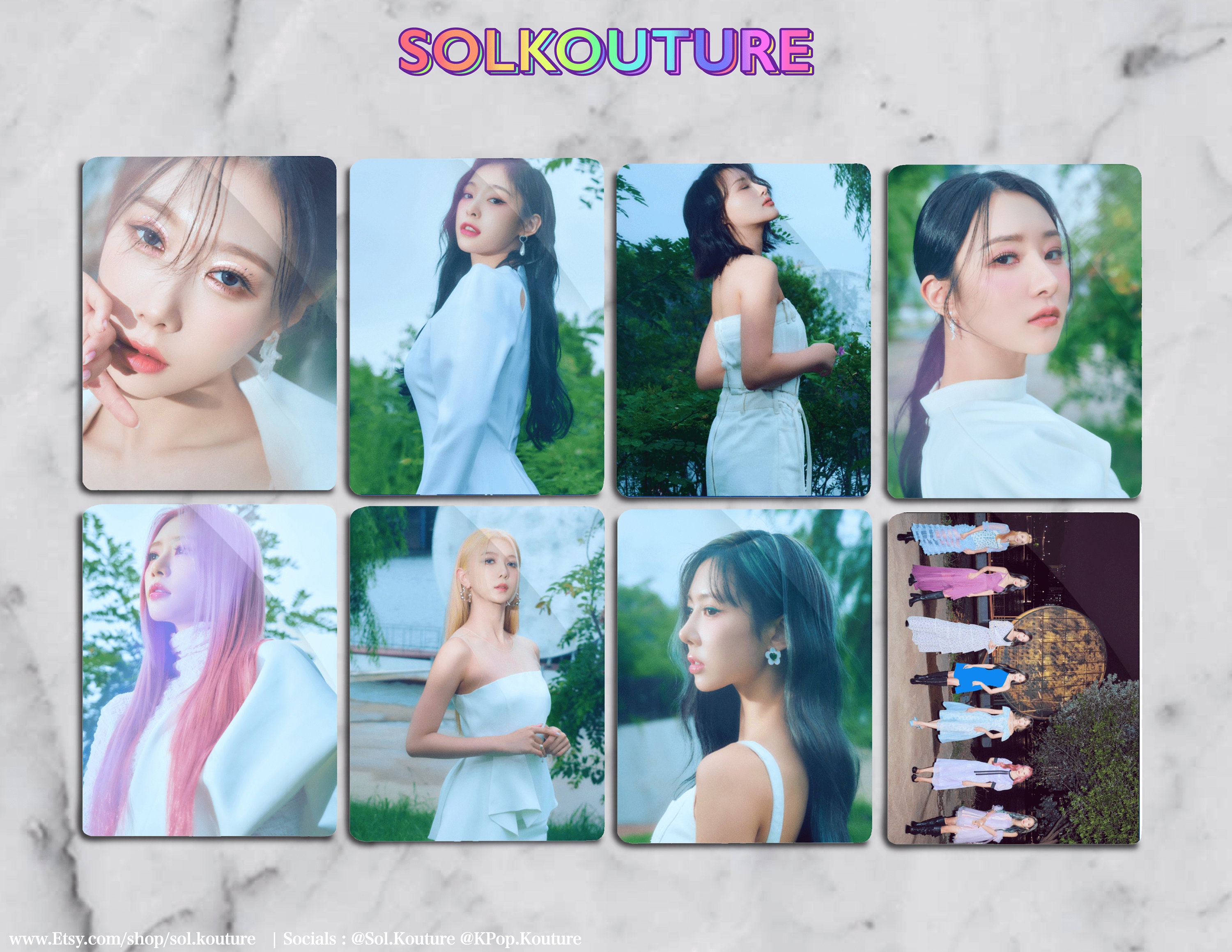 Dreamcatcher | Vision | KPop Photocards | Blue Version | Freebies 