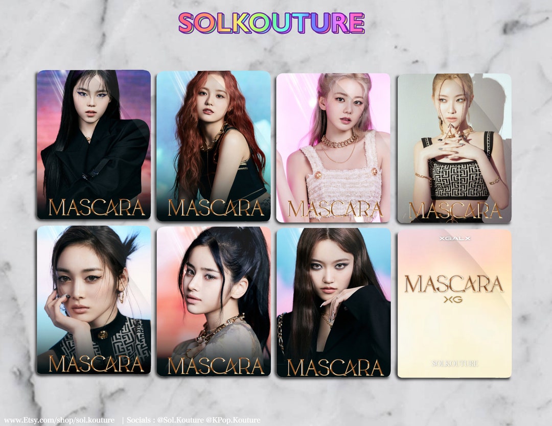 XG Mascara XG 2nd Single Kpop Photocards With Freebies Etsy