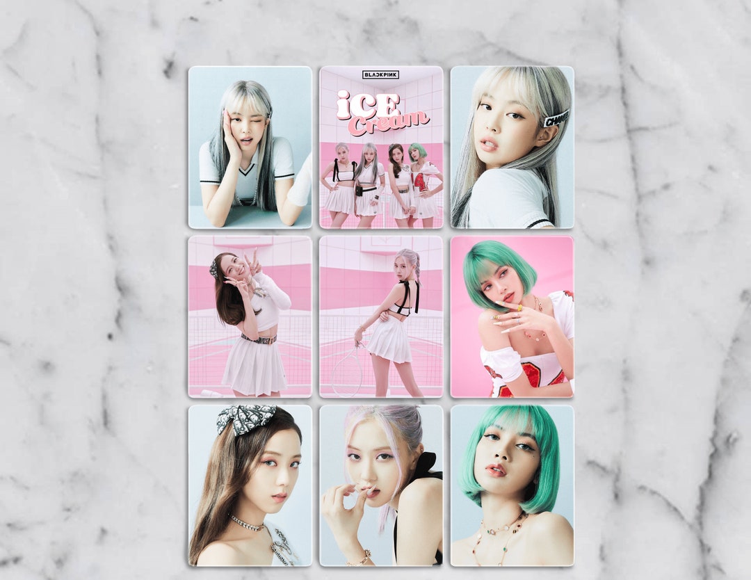 Blackpink Ice Cream the Album Photocards With Freebies -  Norway