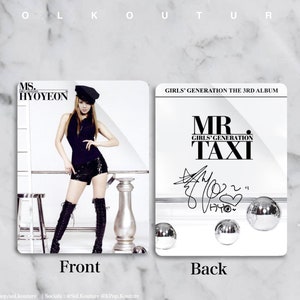 Girls Generation Mr. Taxi Photocards Freebies Included Hyoyeon 1PC