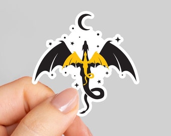 Fantasy Sticker, ACOTAR Sticker, Dragon Stickers, Kindle Stickers, Bookish Sticker, Gift for Book Lover ,Fantasy Reader, Fourth wing