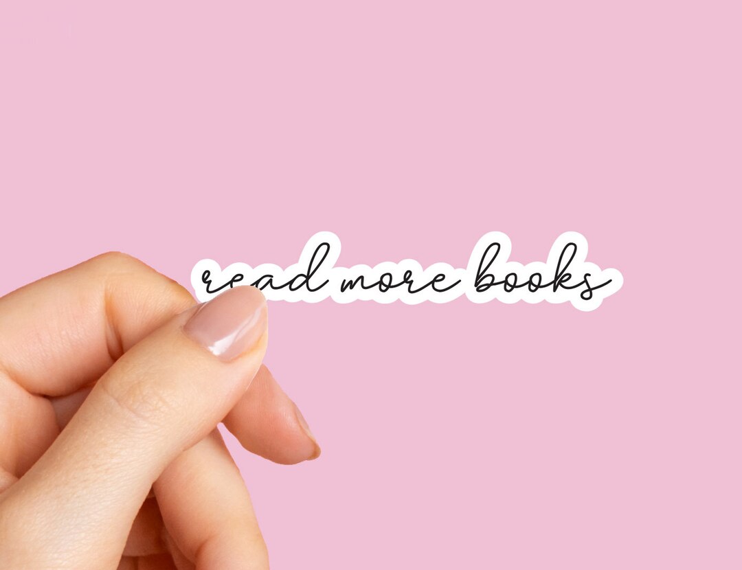 Read More Books Laptop Stickers, Tumbler Sticker, Water Bottle Sticker ...