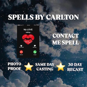 contact me spell | same day casting | photo proof | fast and effective results | powerful magic | 30 days