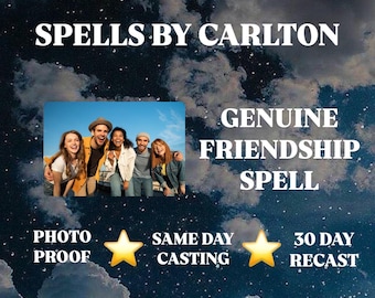 make friends spell | same day casting | photo proof | fast and effective results | powerful magic