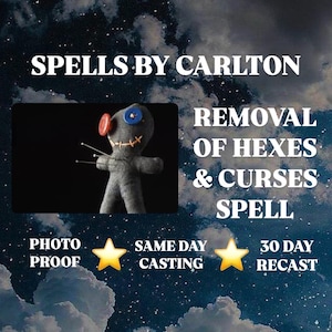 remove hexes and curses spell | same day casting | photo proof | fast and effective results | powerful magic