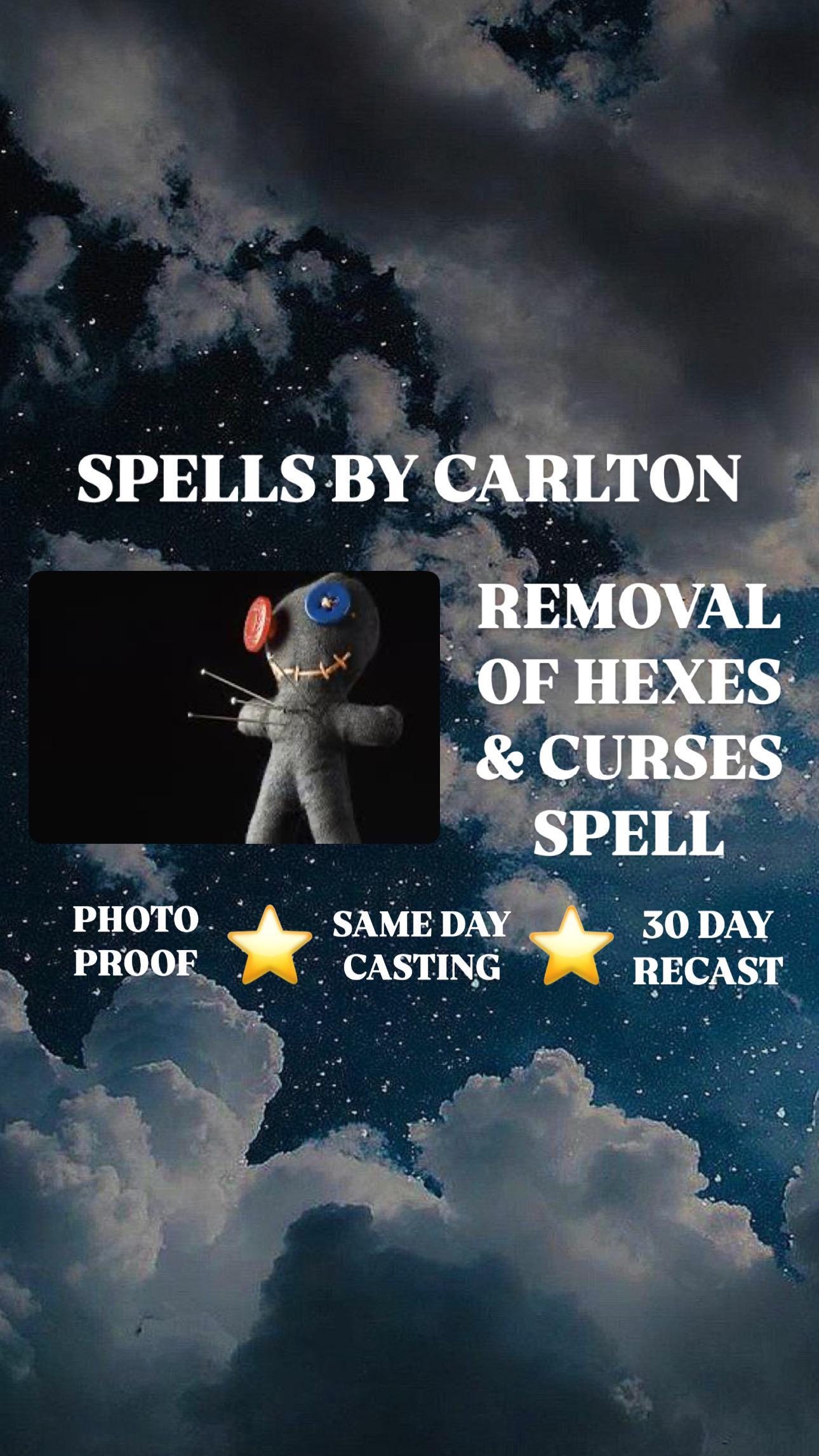 remove hexes and curses spell | same day casting | photo proof | fast and effective results | powerful magic