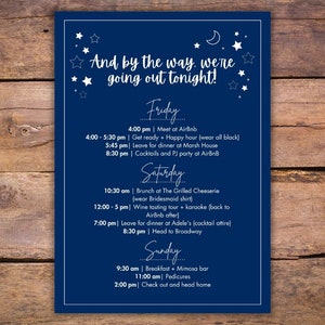 Editable Itinerary Midnight Taylor Inspired Bachelorette Party Template, Swiftie Party, Midnight Era Bejeweled, Swiftie Party Favor, Print