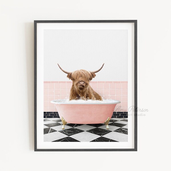 Pink Bathtub Etsy