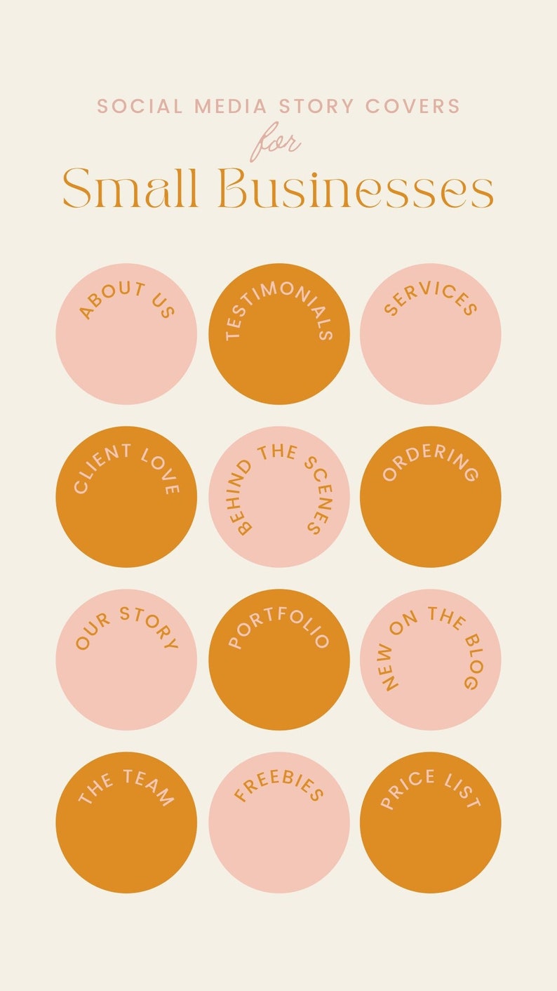 Instagram Highlight Icons Orange and Pink-social Media Icons Modern ...