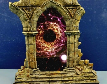 Arch Portal of Summoning Diorama phone holder D&D RPG immersive hand painted Handmade