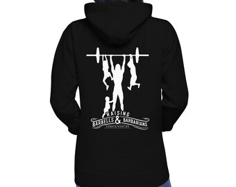 Raising Barbells \u0026 Barbarians Hoodie Strong as a Mother - Etsy