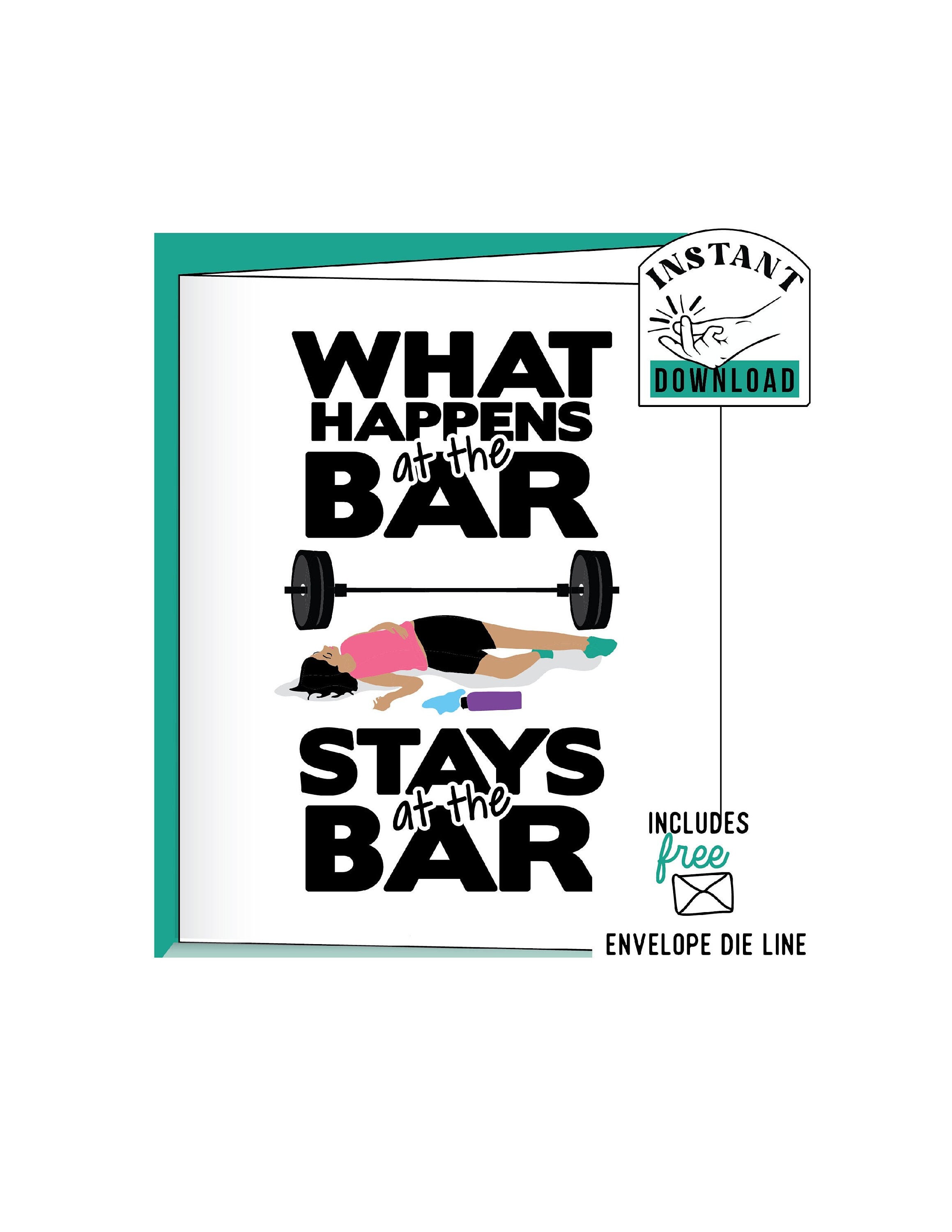 Crossfit Birthday Card