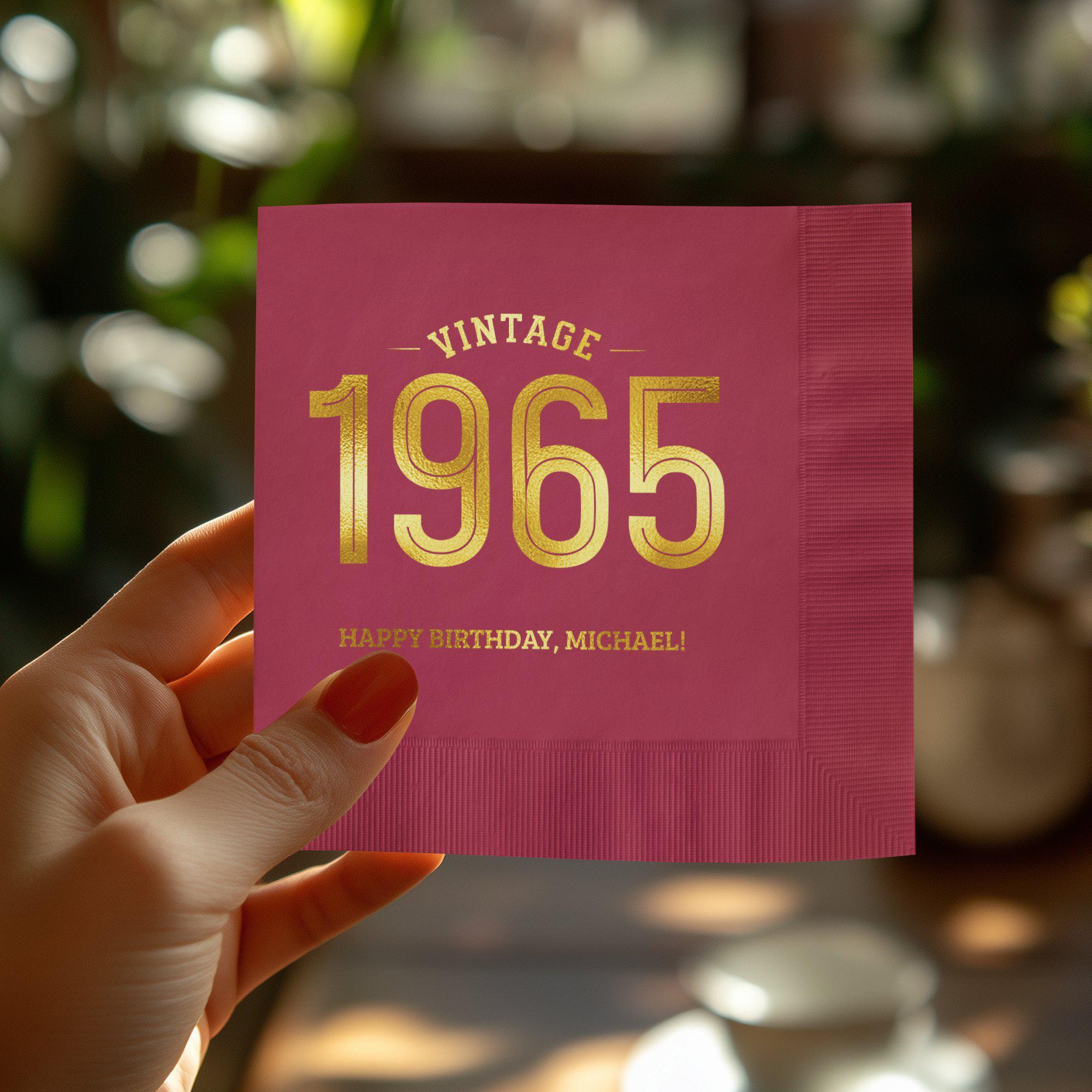 60th Birthday Napkins 13