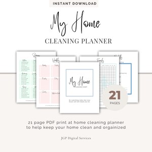 Cleaning Planner, Nightly weekly monthly and seasonal planner and organizer for cleaning your home, Cleaning organizer, cleaning checklist
