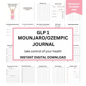 GLP1 Tracker, GLP1 Journal, GLP1 Planner, GLP 1, GLP1, GLP 1 shirts, GLP guide, glp 1 ebook, glp 1 stickers, glp1 help, weight loss tracker