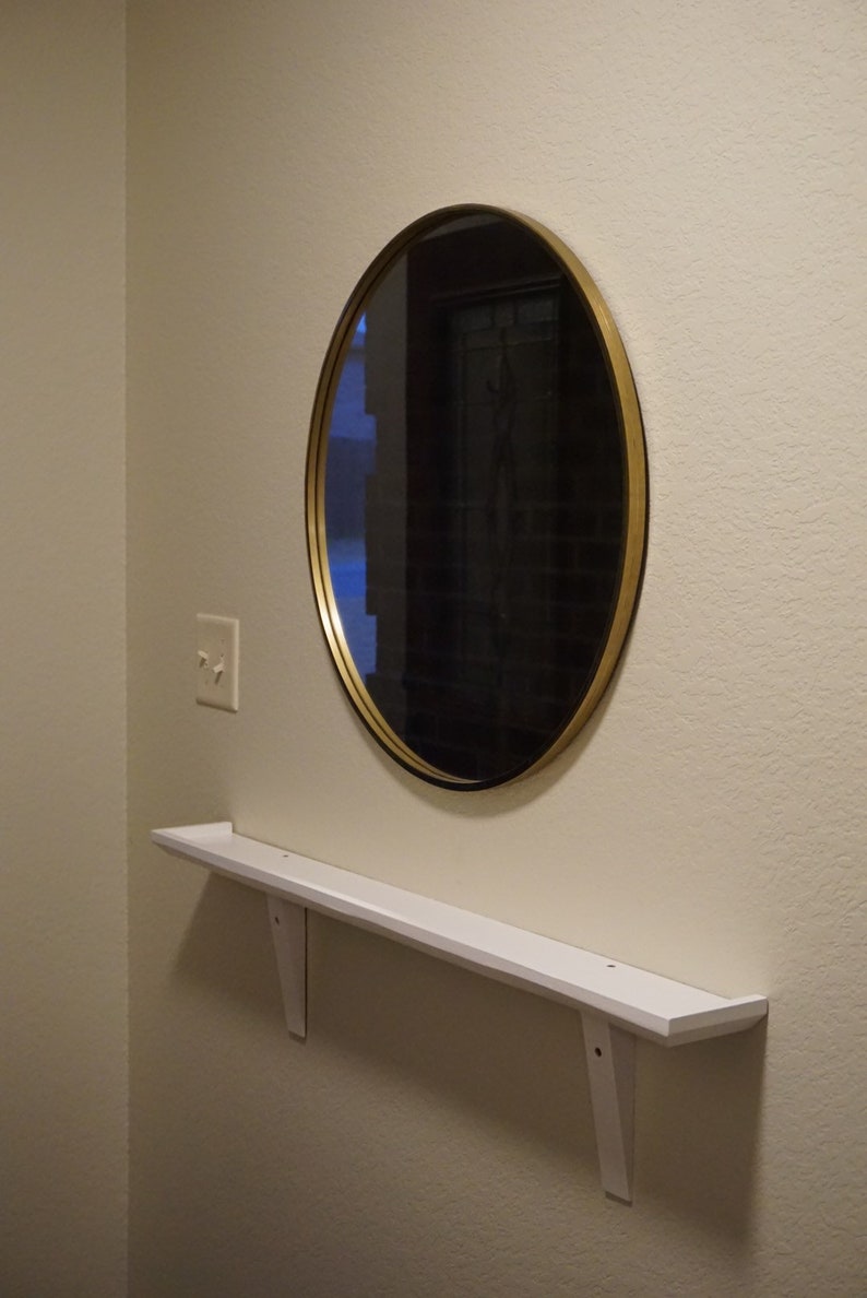 Floating Shelf Wooden Shelf Narrow Shelf With Lip Modern Etsy