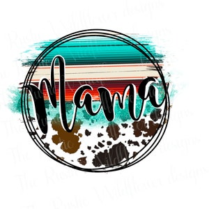 Western boho Mama png