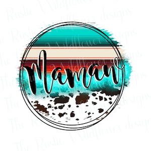 Western boho mamaw png