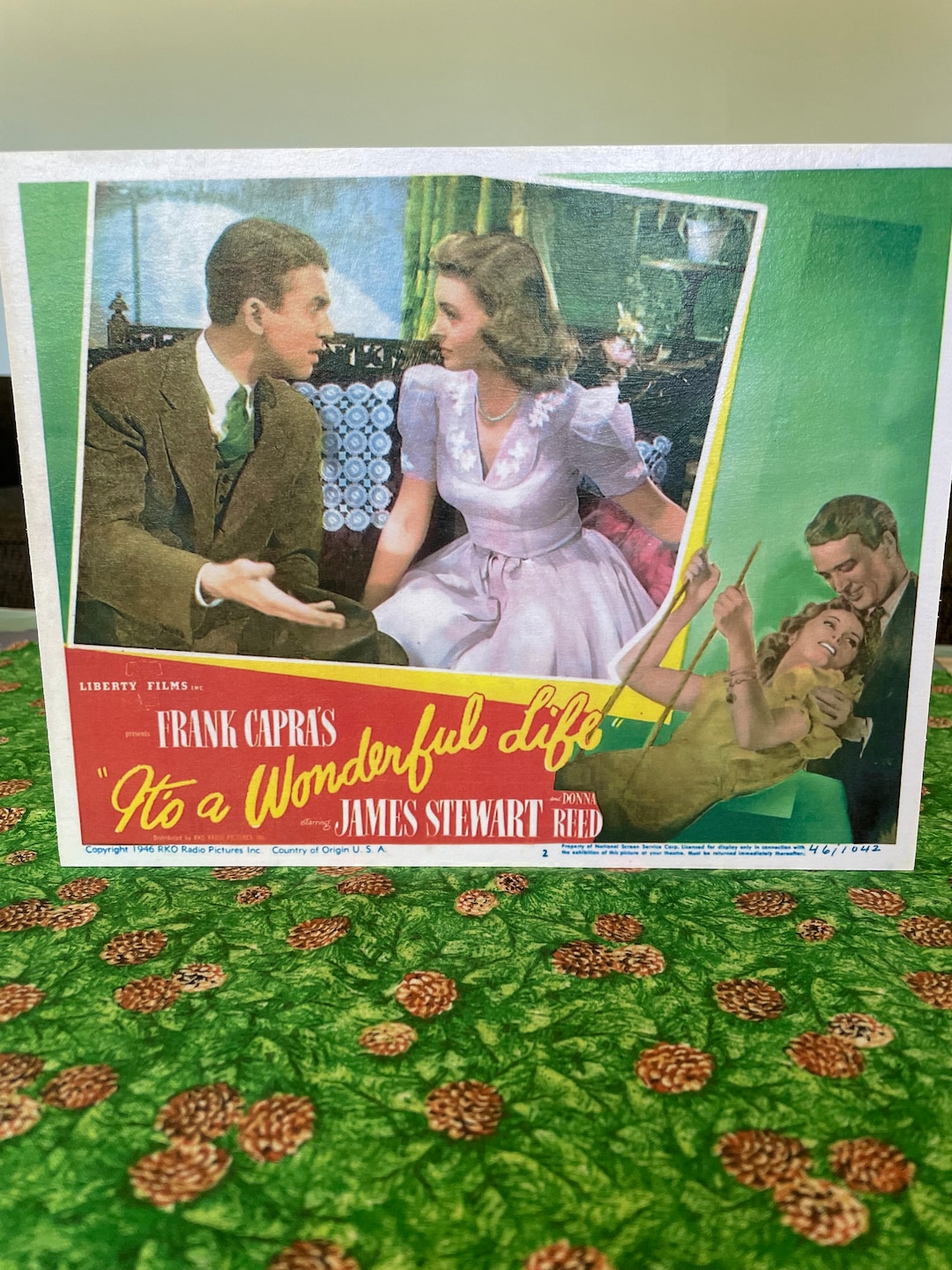 Vintage It's A Wonderful Life Movie Poster Handmade on Pine Wood With ...