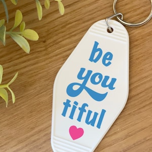 Be you tiful SVG, Motel Keychain SVG Designs, Hotel Keychain Sayings SVG, Retro Motel Keychain Svg, Keychain Sayings Svg