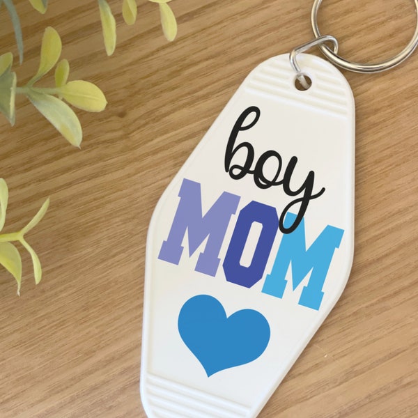 Blue Mom Life PNG, Boy Mom Keychain, Motel Keychain SVG Designs, Boy Mom Retro Svg, Boy Mom Sublimation Designs, Boy Mom SVG File