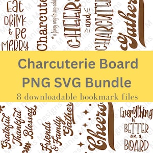 Charcuterie Board Sayings SVG, Snack Board SVG, Cutting Board SVG Bundle, Charcuterie Board Stencil, Charcuterie Board Png, Cheese Board Svg