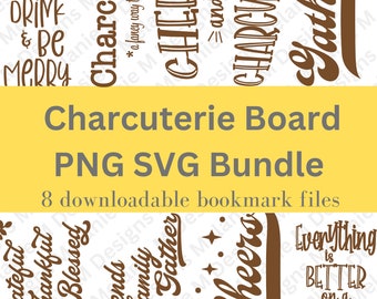 Charcuterie Board Sayings SVG, Snack Board SVG, Cutting Board SVG Bundle, Charcuterie Board Stencil, Charcuterie Board Png, Cheese Board Svg