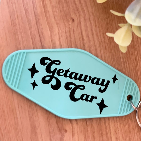 Getaway Car Motel Keychain SVG | Getaway Car Keychain SVG  | Motel Keychain SVG