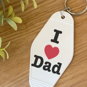 Dad Keychain File, I Love Dad, Dad Keychain SVG, SVG Keychain Bundle, Fathers Day svg Free Commercial Use