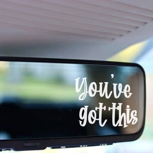 Tienes este SVG, calcomanía de espejo SVG, tienes esta calcomanía, afirmaciones positivas Svg, espejo de coche Svg, archivos png de salud mental, SVG positivo