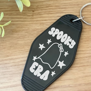 Motel Keychain Svg Halloween, Fall Motel Keychain SVG, Spooky Era SVG, Motel Keychain SVG, Ghost Motel Keychain, Hotel Keychain Svg