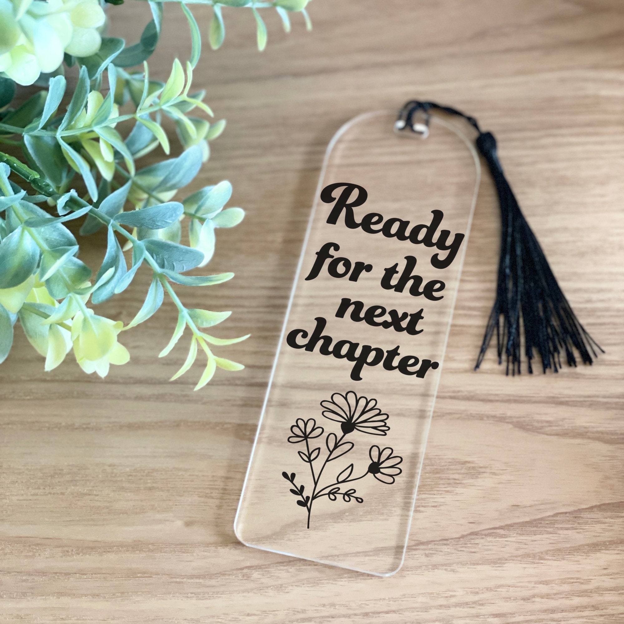Next Chapter SVG, SVG Bookmark Sayings, Next Chapter Bookmark, Floral ...