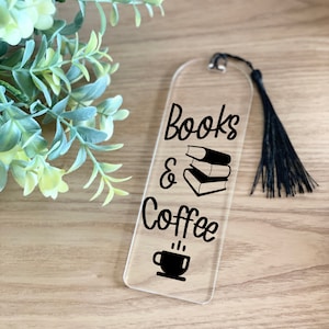 Books and Coffee SVG, Coffee Bookmark Svg, Bookmark Sayings SVG, Funny Bookmark SVG, Book Lover Png, Coffee Lover Png, Bookmark Cut File