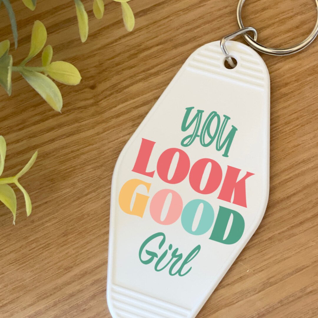 Hotel Keychain SVG Retro Motel Keychain SVG Designs You Look - Etsy