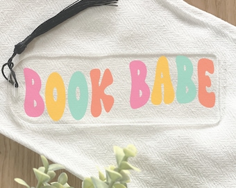 Book Lover SVG for Bookmarks, Bookmark SVG Designs, Book Babe Designs, Bookmark Sublimation Png, Bookish SVG Files, Acrylic Bookmark Svg