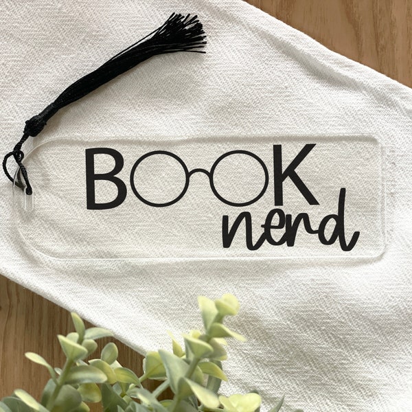 Book Nerd SVG PNG, Bookmark Sublimation, Bookmark SVG Designs, Bookmark Sayings Svg, Acrylic Bookmark Png, Book Lover Png