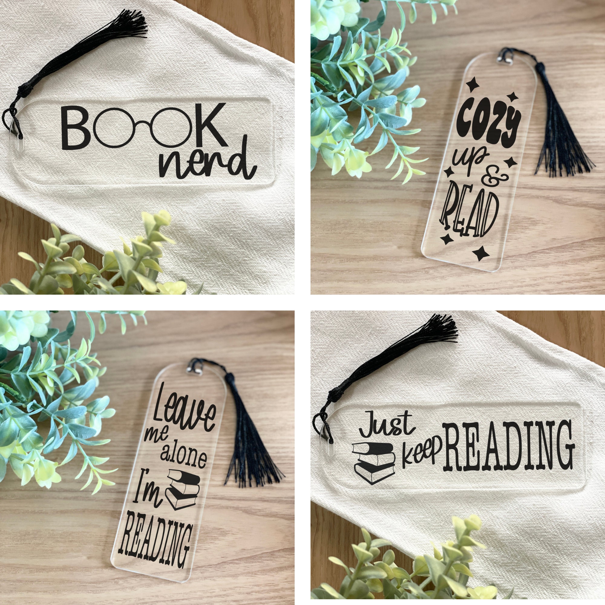 Bookmark SVG Bundle Funny Bookmark PNG Bookmark Sayings SVG Etsy