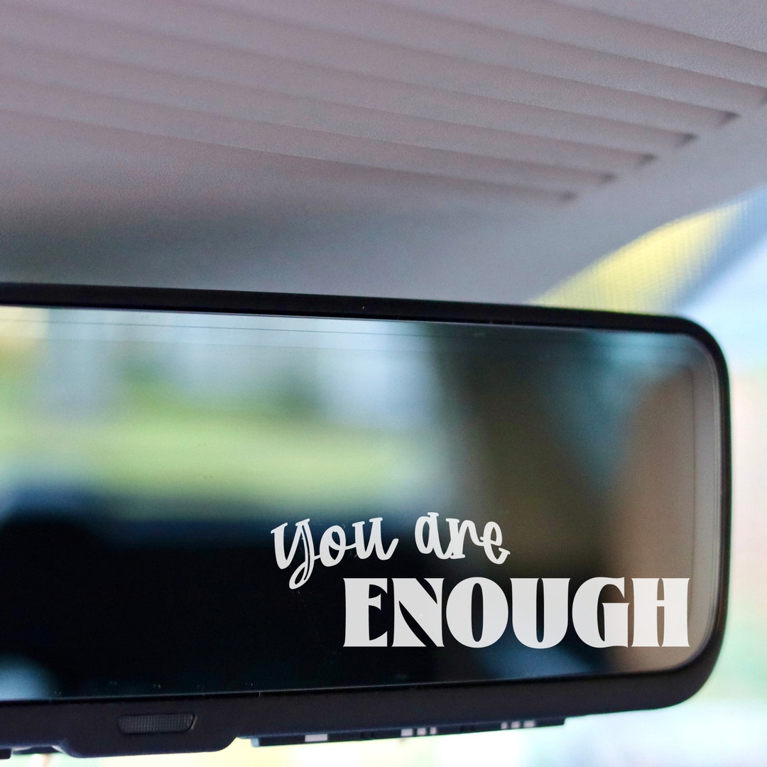 You Are Enough Mirror SVG Mental Health SVG PNG Mirror Etsy