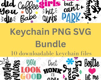 Motel Keychain SVG Bundle, Hotel Keychain Sayings SVG, Keychain SVG Bundle, Hot Girl Svg, Funny Keychain Sayings Svg, Iced Coffee Lover Svg