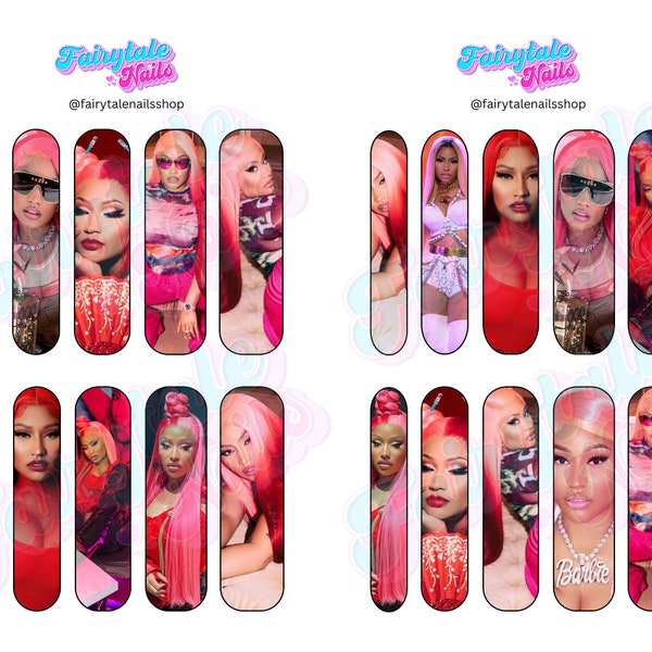 NickiMinajDaSleeze-Waterslide Nail Decals