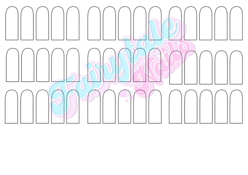 Waterslide Nail Decal Templates Frenchtip & Square Tip Bonus 5XL Decal Waterslide Nail Decal Templates Frenchtip & Square Tip Bonus 5XL Decal