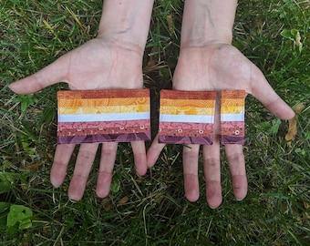 Parche de Orgullo Lésbico / Termoadhesivo / Parche/Pegatina Decorativa de Tela Acolchada