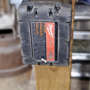 M18 Stealth Wall Mount - Slim Discrete Storage for your Milwaukee M18 Batteries. Organize your Milwaukee 18 Volt Batteries!!!