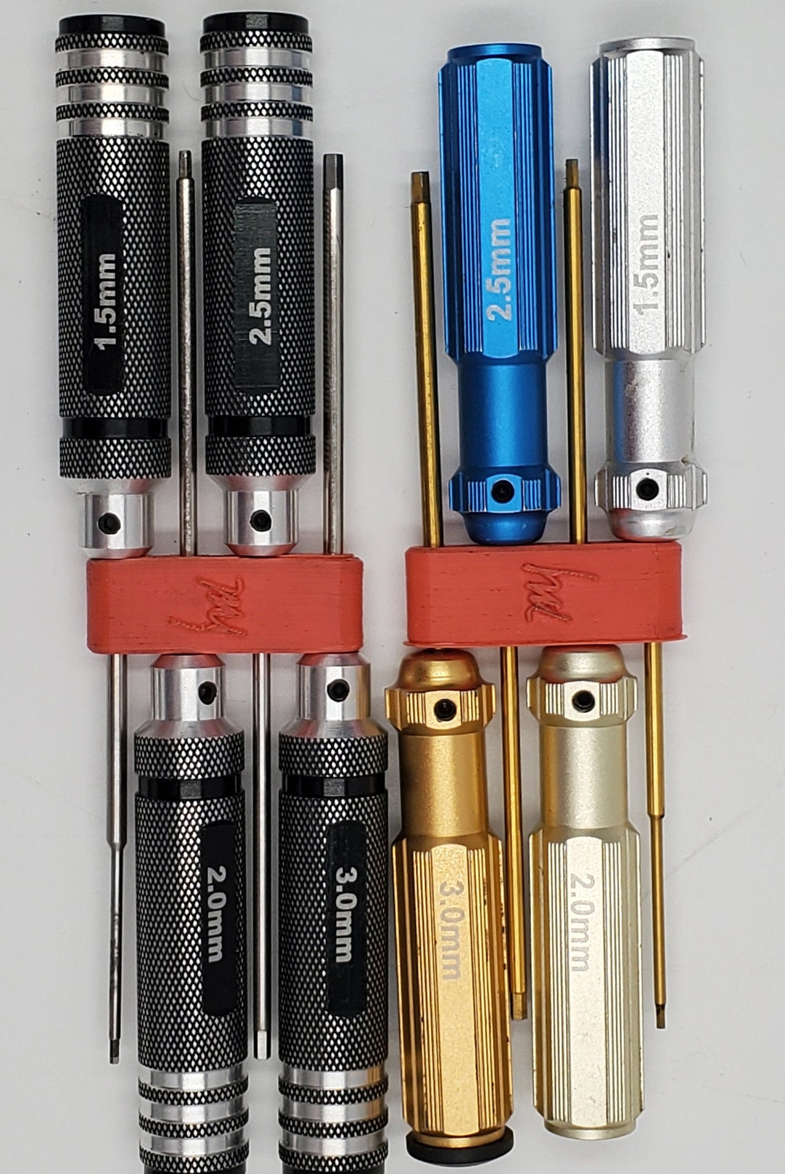 4 Pc Metric Hex Screwdriver Holster Etsy